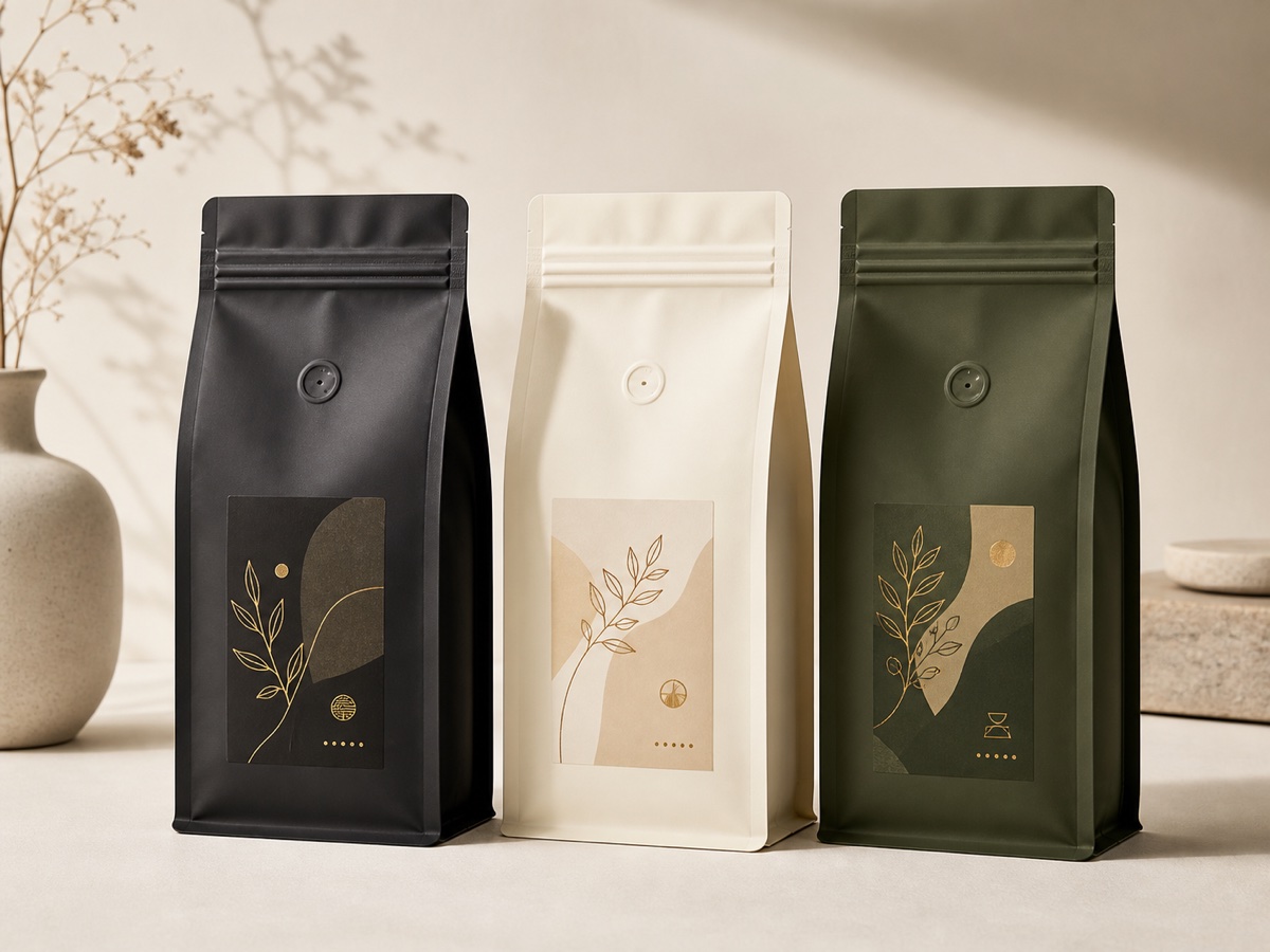 Flat Bottom Coffee Bags