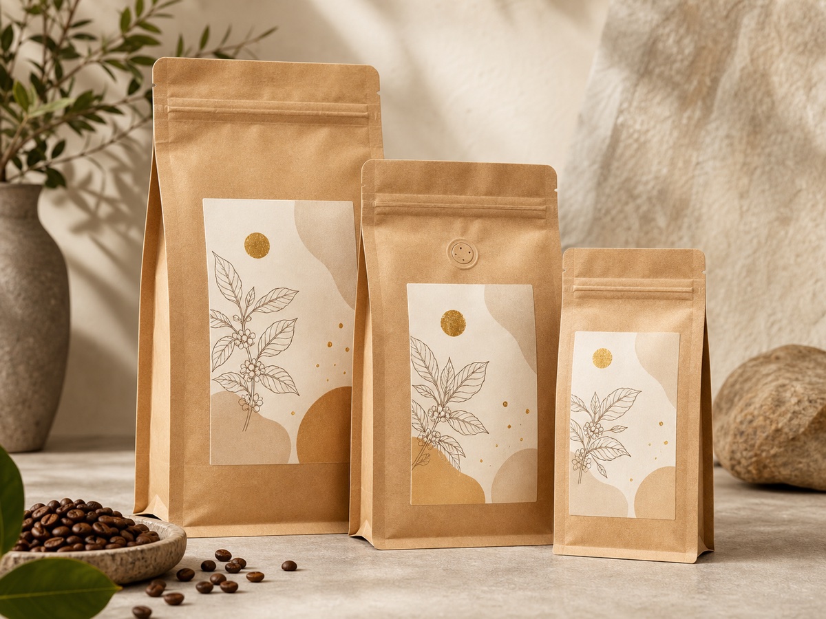 Kraft Paper Coffee Bags