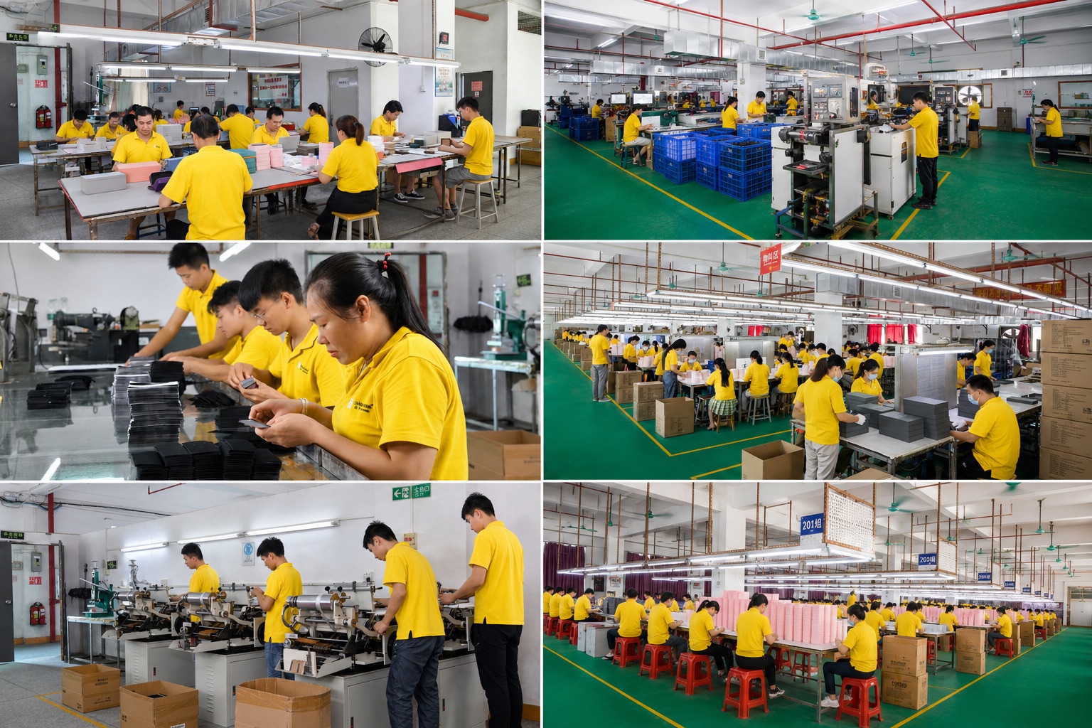 Assembly at Jingxing Packaging factory