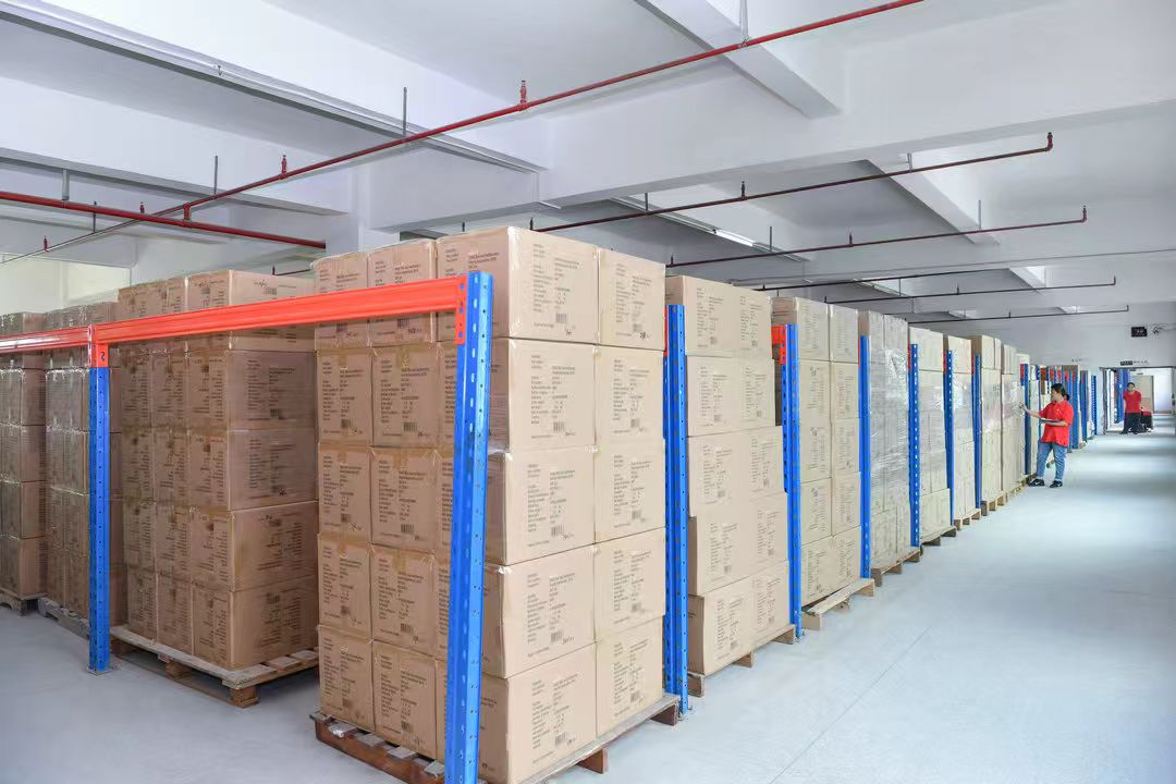 Warehouse at Jingxing Packaging factory