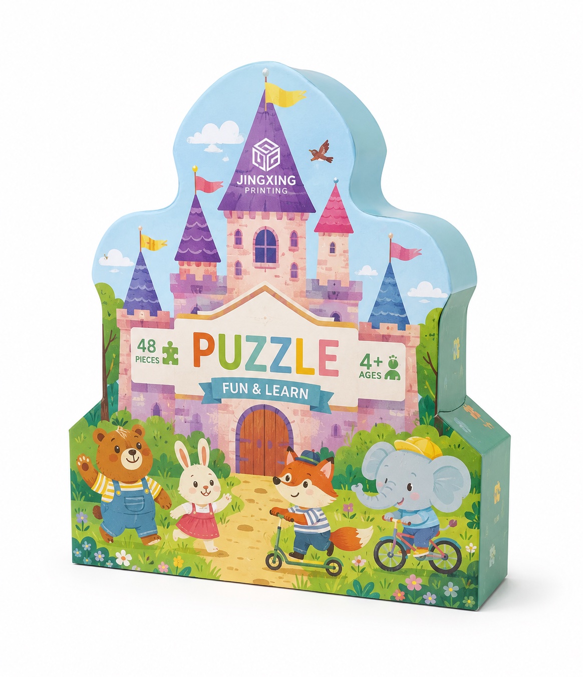 Shaped Kids Puzzle Box
